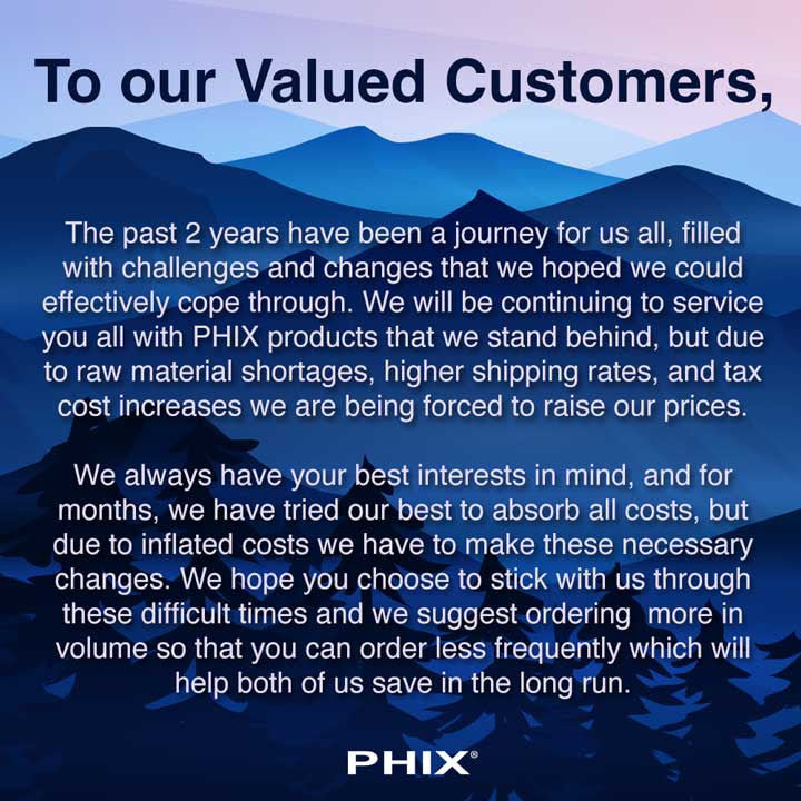 New Shipping Rates Effective August 10th, 2022